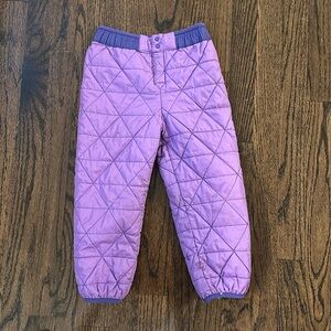 Patagonia reversible puff pants - 4T
